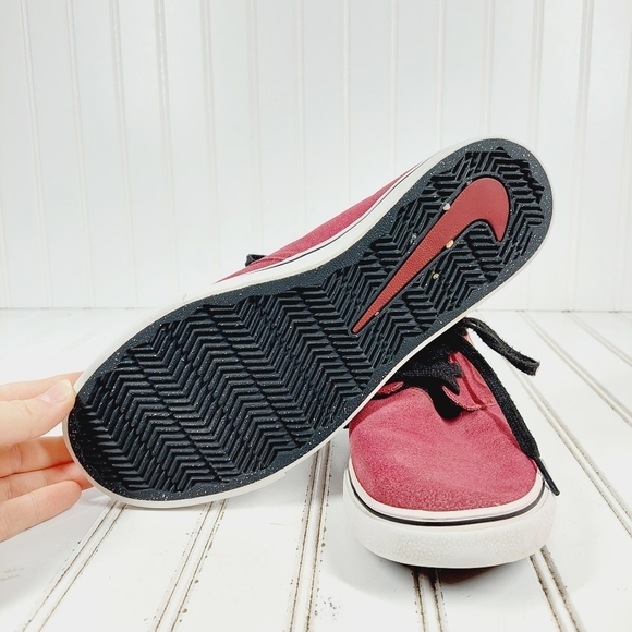 Nike Sb Zoom Oneshot Red Suede Leather Lace Up Athleisure Running Sneakers E42 - Picture 7 of 9